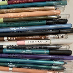 Bundle of 20 Eyeliners - NYX, Rimmel, Colorpop, Pixi